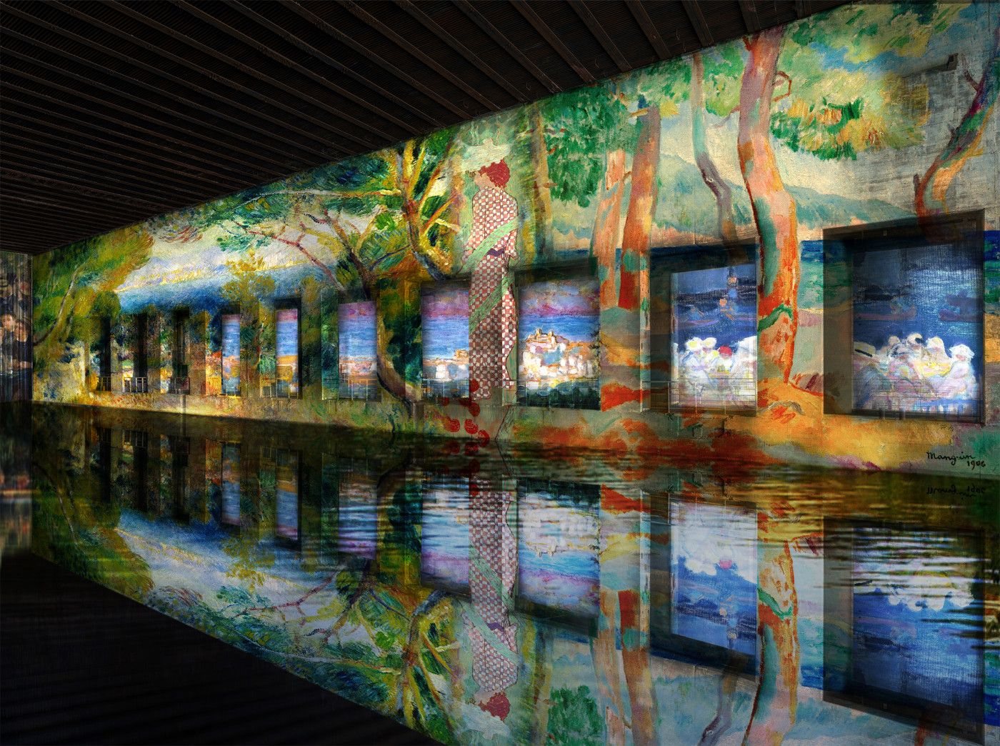 Les Bassins des Lumières the world's largest digital art centre is in Bordeaux Les Bassins des Lumières the world's largest digital art centre is in Bordeaux